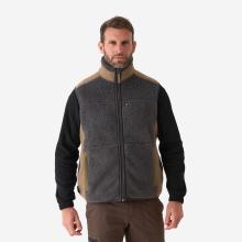 Fleeceweste 500 angeraut grau