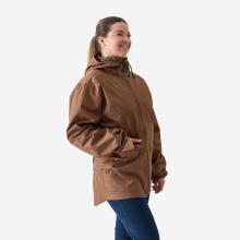 Jacke 100 Damen wasserdicht braun