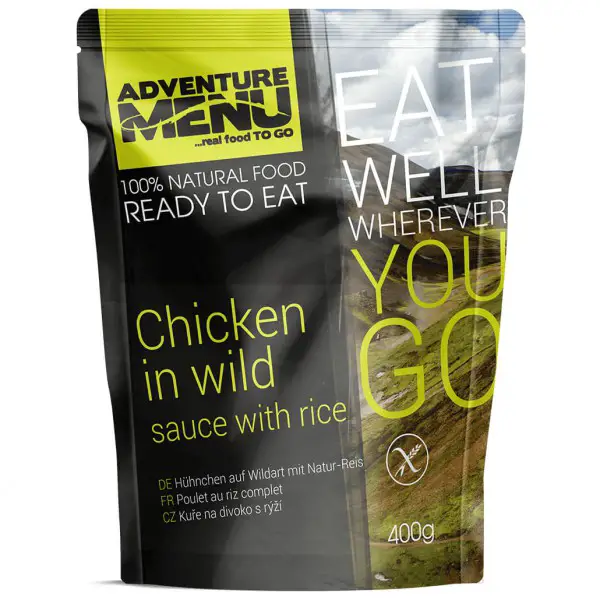 ADVENTURE MENU Chicken in wild sauce and rice - Fertiggericht