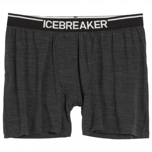 Icebreaker - Anatomica Boxers - Merinounterwäsche Gr S schwarz
