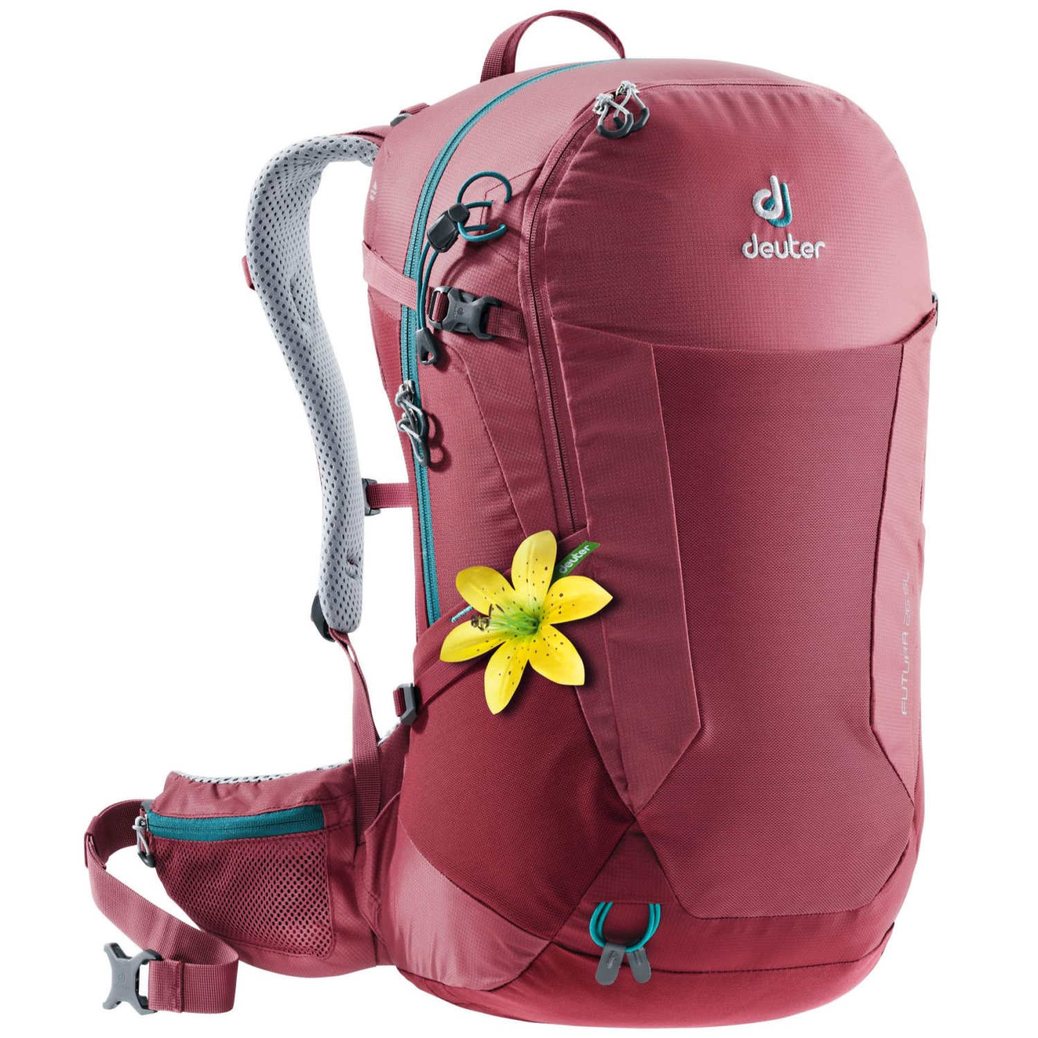 Deuter Futura 26 SL Frauen Wanderrucksack rot