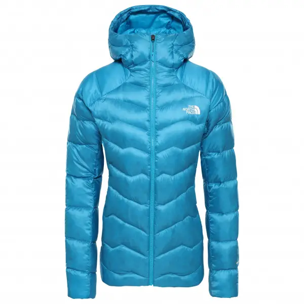 The North Face - Women's Impendor Down Hoodie - Daunenjacke Gr L blau/türkis