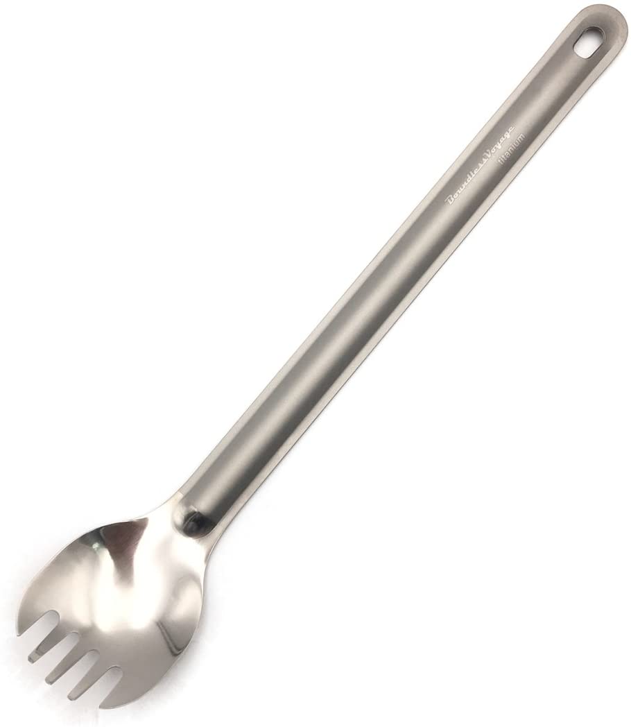 BOUNDLESS VOYAGE Titanium Long Handled Spoon Ultralight