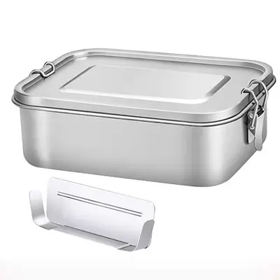 ORIGIN OUTDOORS Lunchbox 'Deluxe' Edelstahl - Brotzeitbox