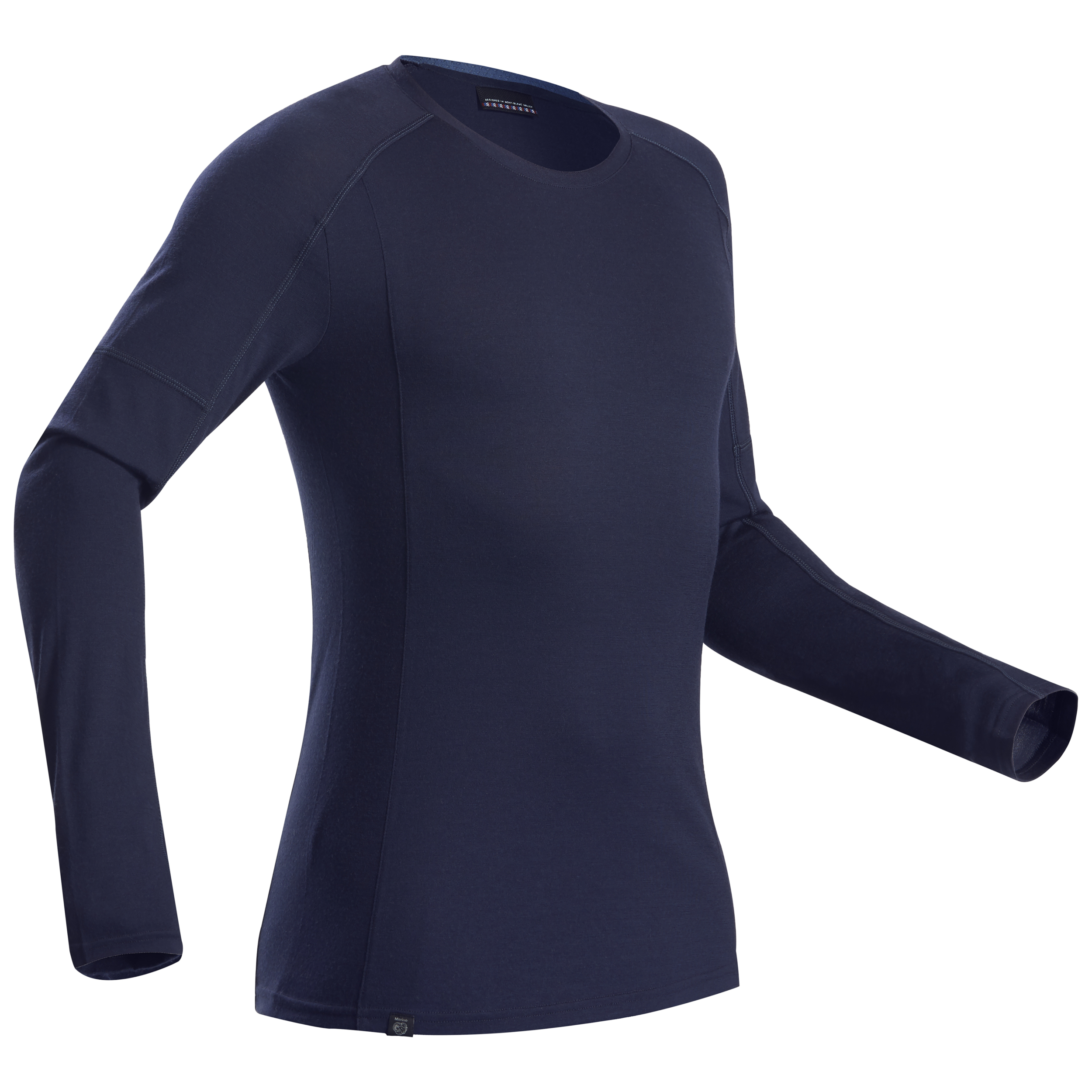 DECATHLON FORCLAZ Merino Shirt Trek 500 Langarm Herren - Langarmshirt