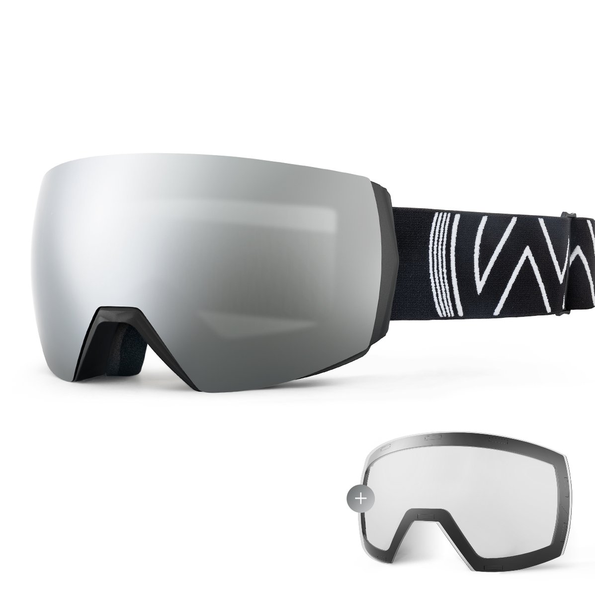 OUTDOORMASTER Ultra XL Snow Goggles + Lens Bundle - Skibrille