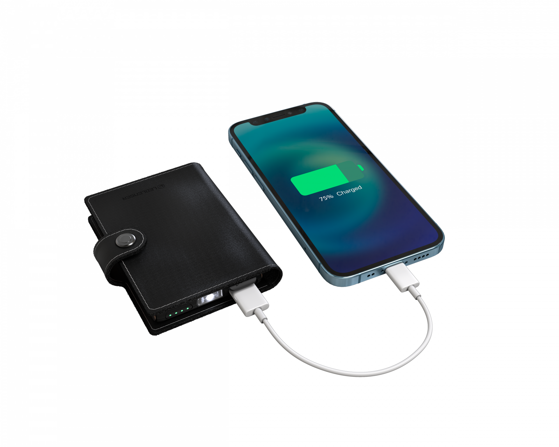 LEDLENSER Lite Wallet Plus - Gadget (Geldbeutel, Taschenlampe & Powerbank)