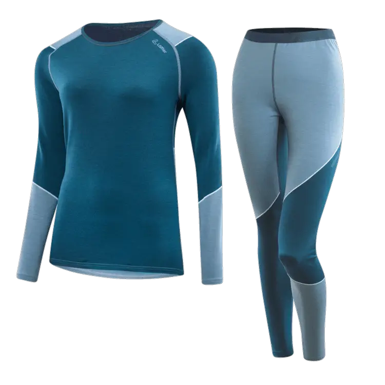 LÖFFLER W Set Long Transtex Merino - Funktionsunterwäsche