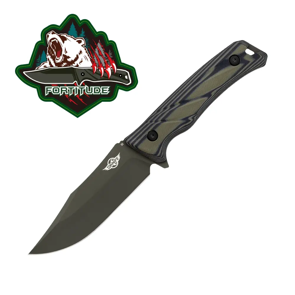 FORTITUDE feststehendes Messer mit Cerakote-Klinge - Taschenmesser