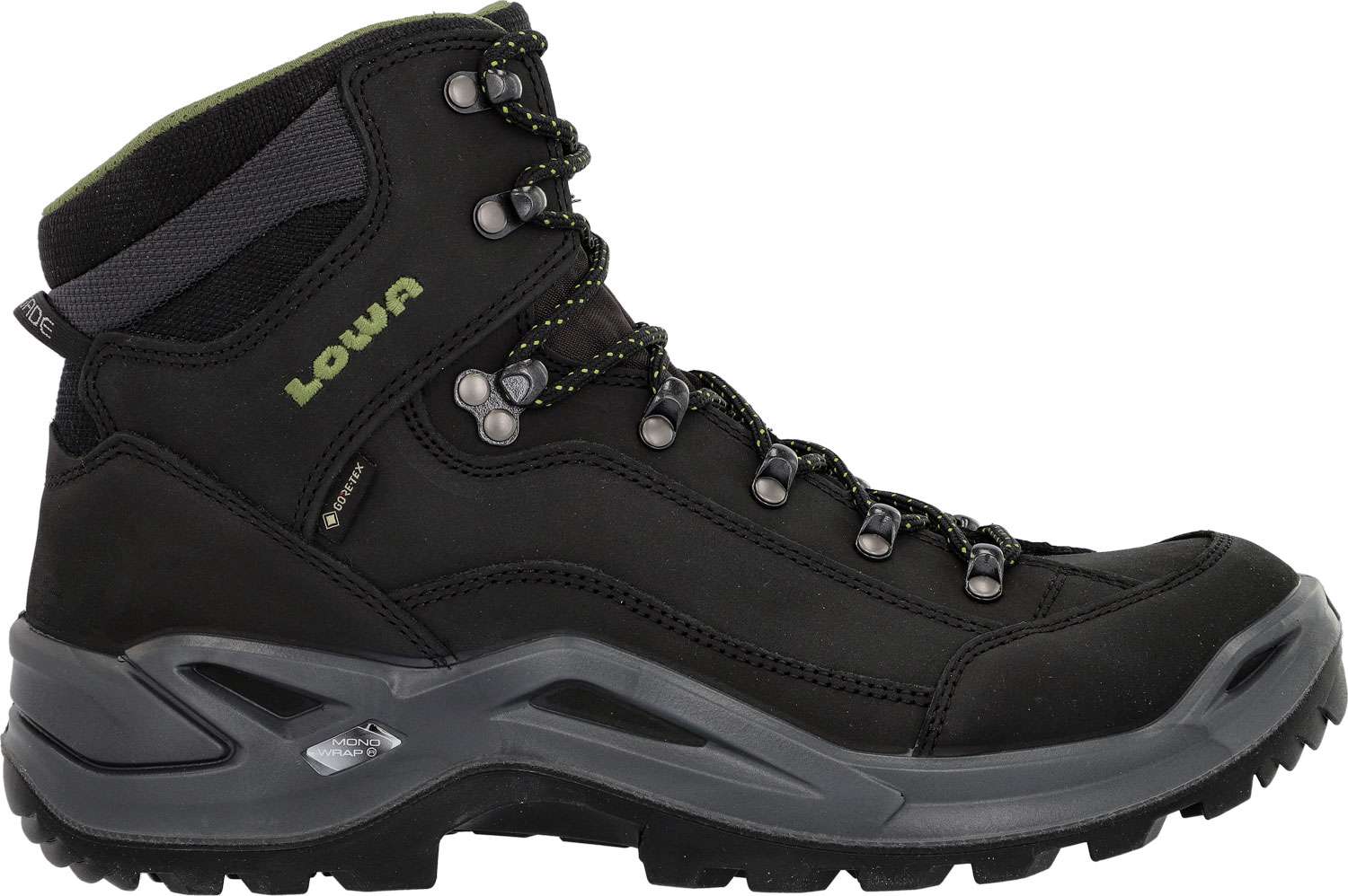 Lowa Renegade GTX Herren Wanderschuhe schwarz/olive