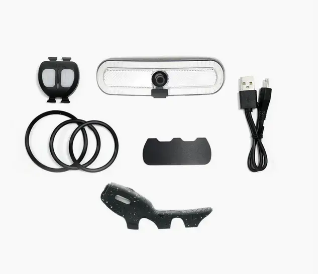 OVERADE Turn & Oxibrake - Rücklicht Fahrrad/Helm - Blinker - Bremslichtsensor