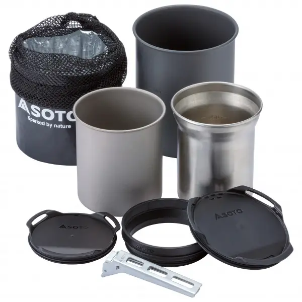 SOTO Thermostack + Cook Set Combo - Camping-Kochset