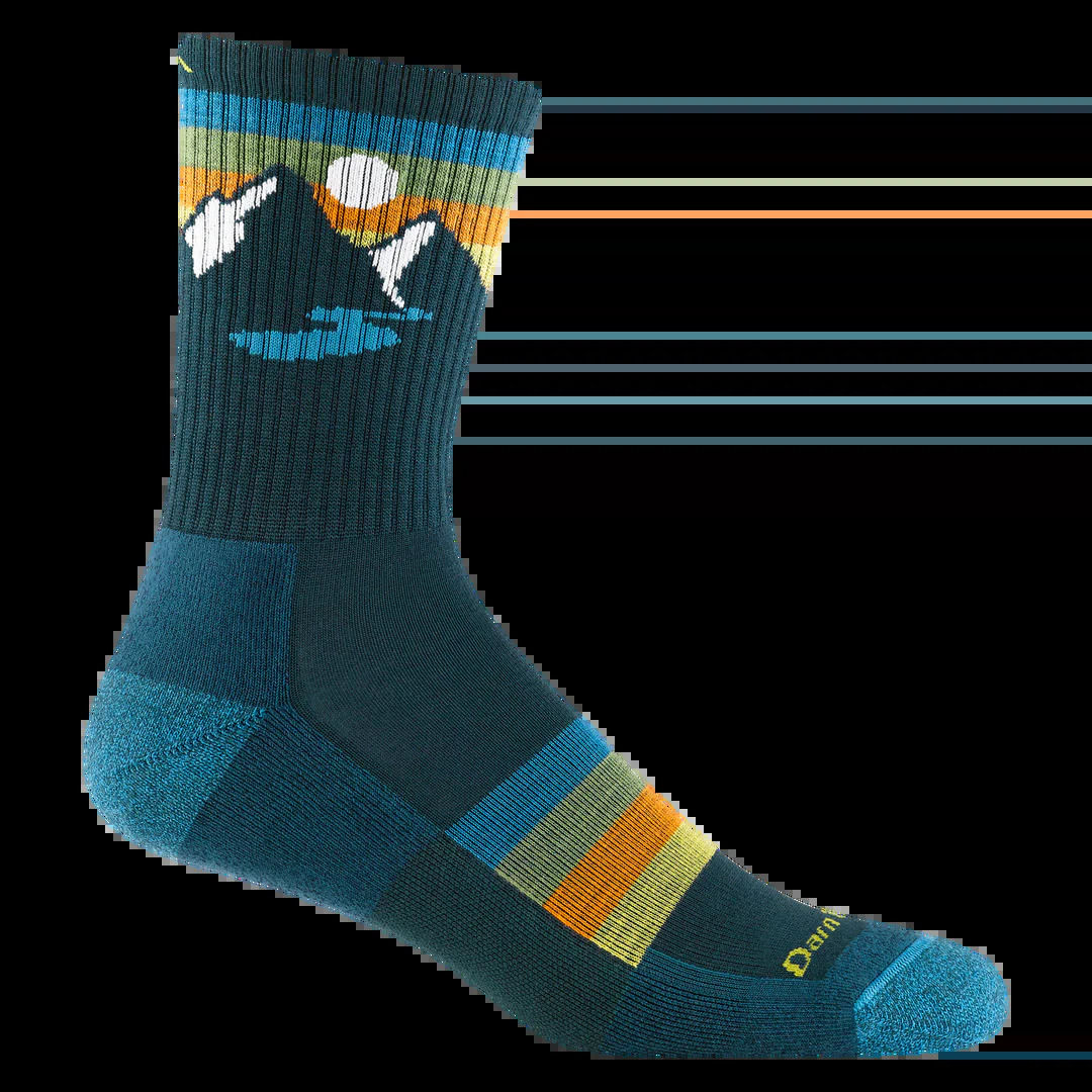 DARN TOUGH Men's Sunset Ridge Micro Crew Lightweight - Wandersocken Herren