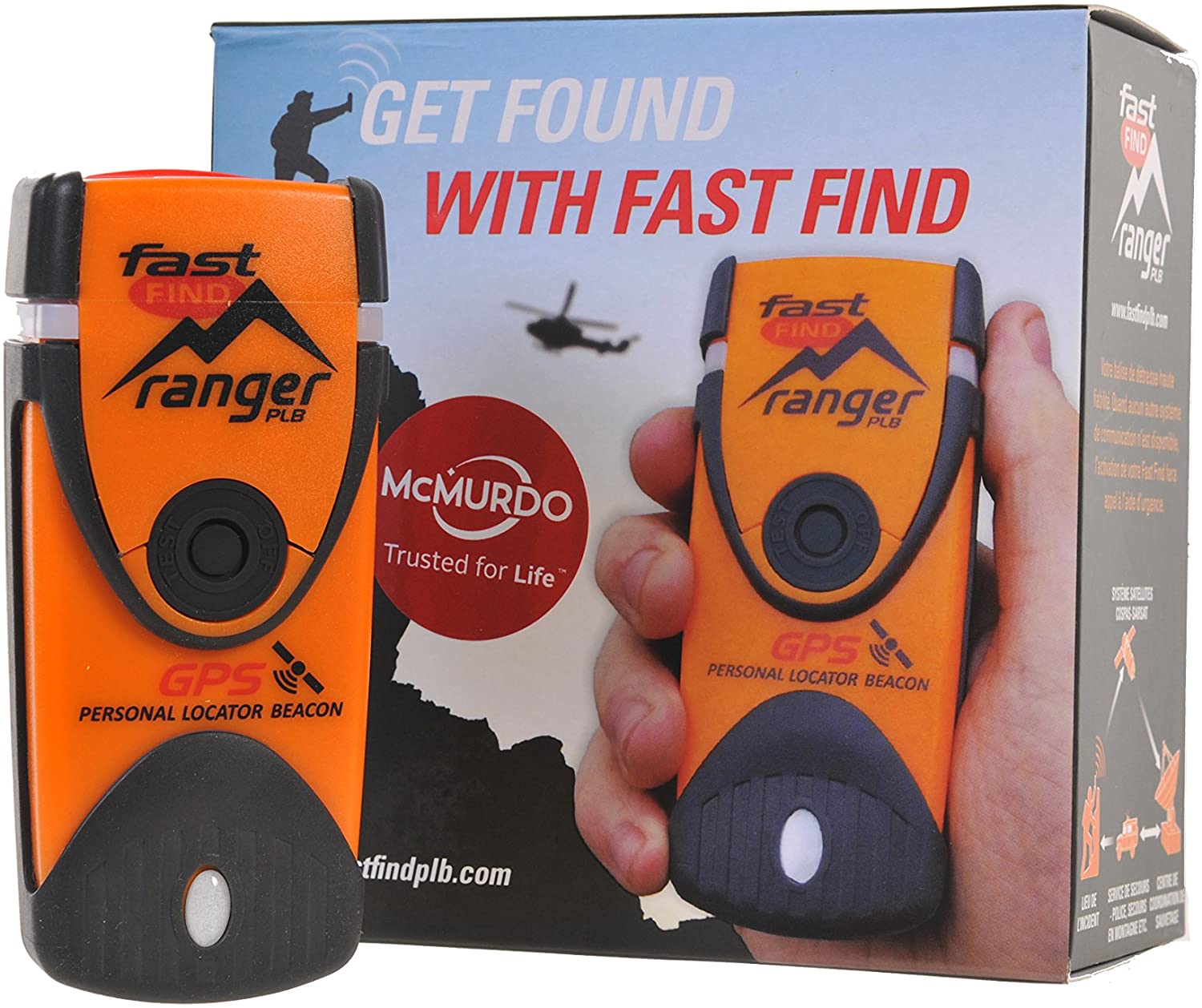 McMURDO FastFind Ranger - Personal Locator Beacon, GPS Modul