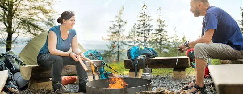 6 Wanderregionen mit Trekkingplätzen in Deutschland