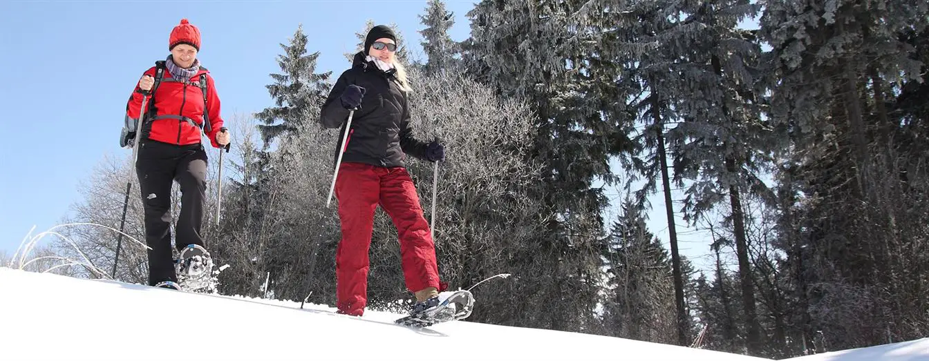 3 exzellente Schneeschuhtouren im Erzgebirge - Sachsen