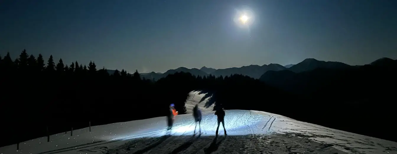 6 After-Work-Nachtskitouren im Münchner Alpenvorland - Bayern