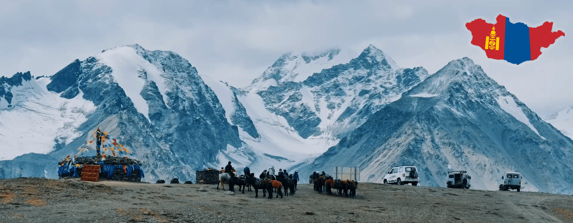 Mongolei im Winter