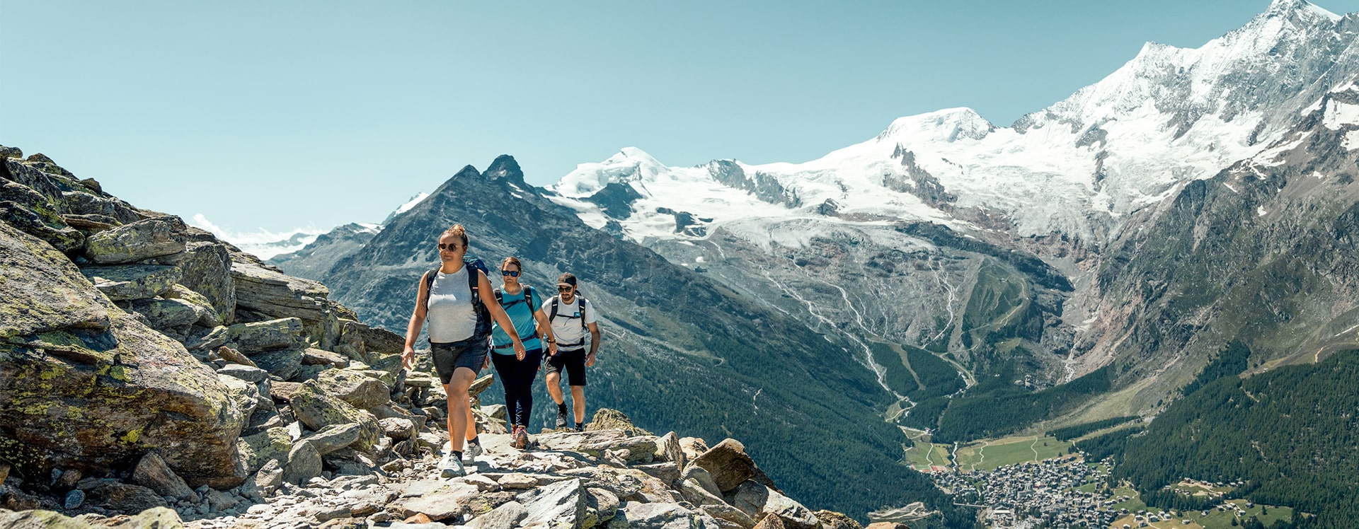 2 alpine Weitwandertouren im Wallis, Schweiz