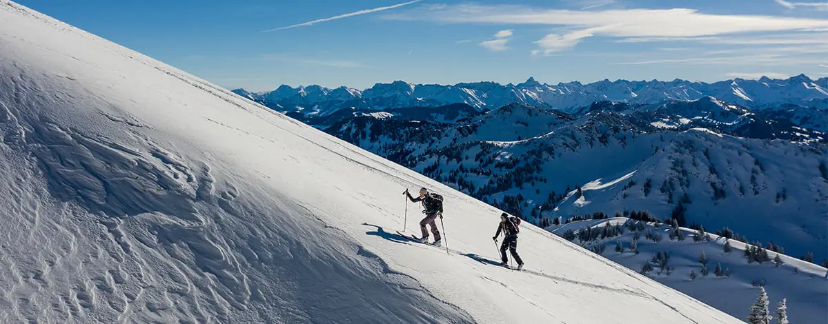 3 sportliche Wintertourentipps in Oberstaufen, Allgäu - Bayern