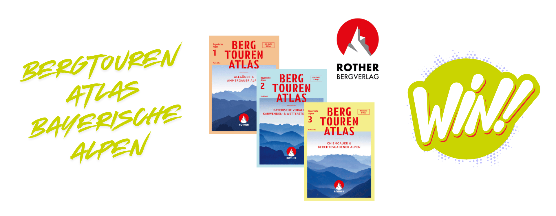 Bergtourenatlas Bayerische Alpen Band 1,2 & 3