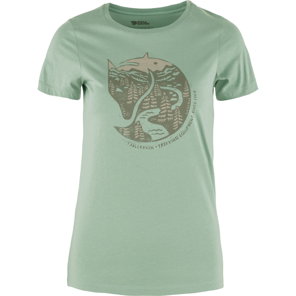 Fjällräven Damen Arctic Fox Print T-Shirt