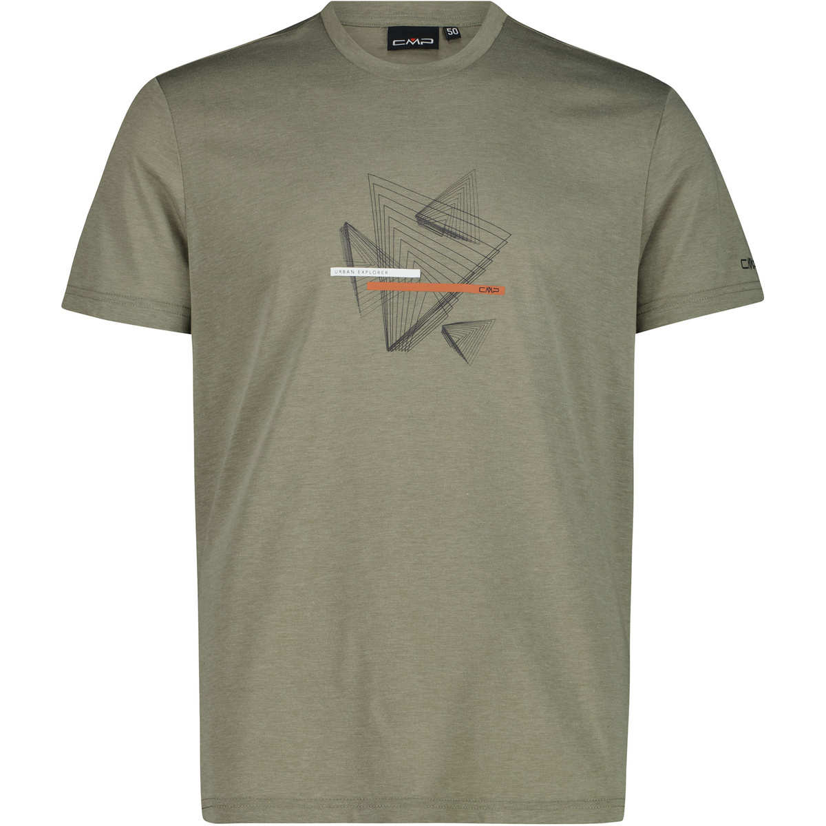CMP Herren Cotton Print T-Shirt