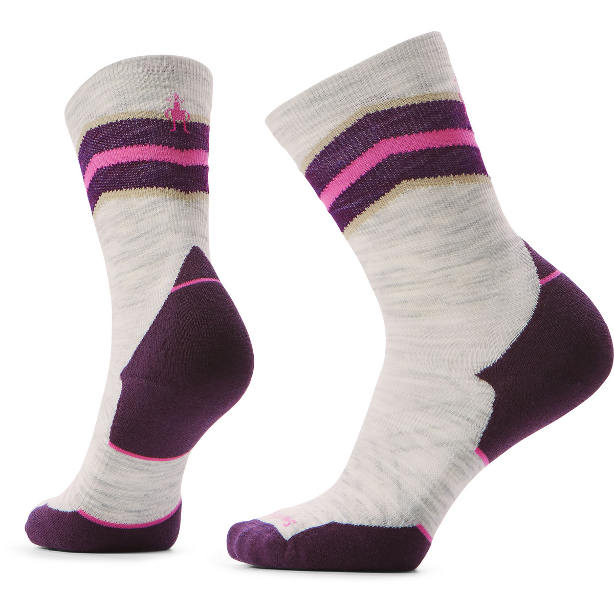 Smartwool Damen Run Targeted Cushion Mid Crew Socken