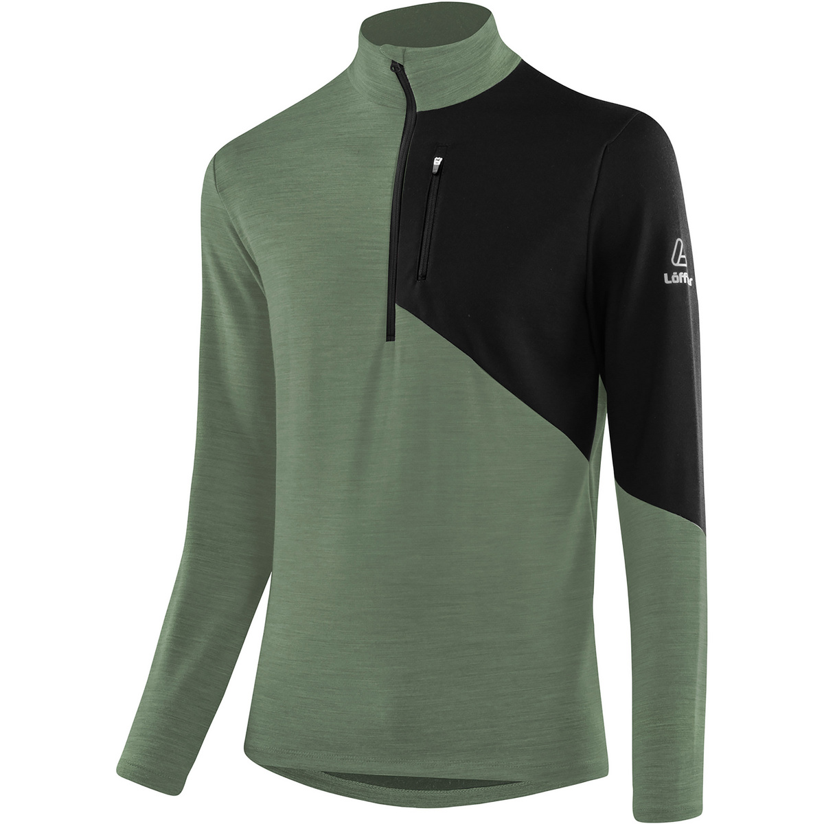 Löffler Herren Block Transtex Merino Longsleeve