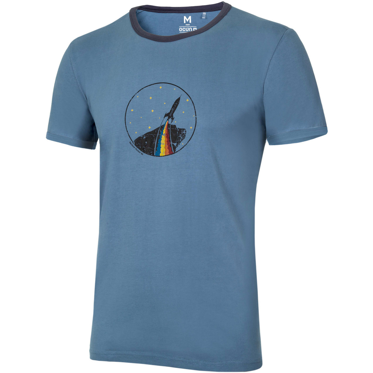 Ocun Herren Classic Organic Rainbow Rocket T-Shirt