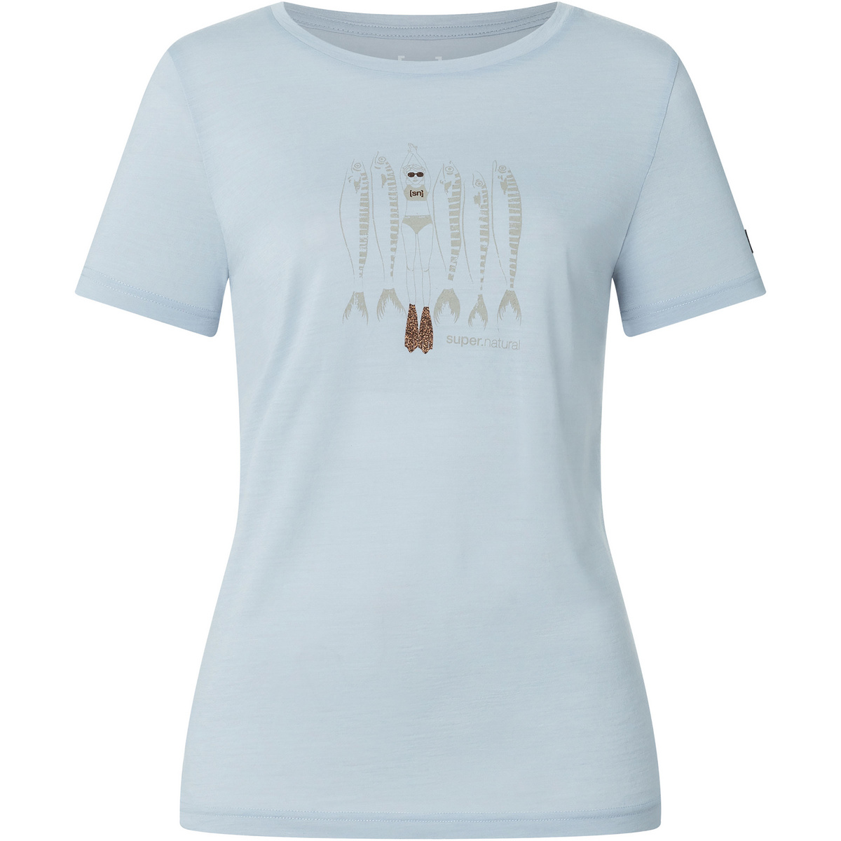 Super.Natural Damen Copper Sardine T-Shirt