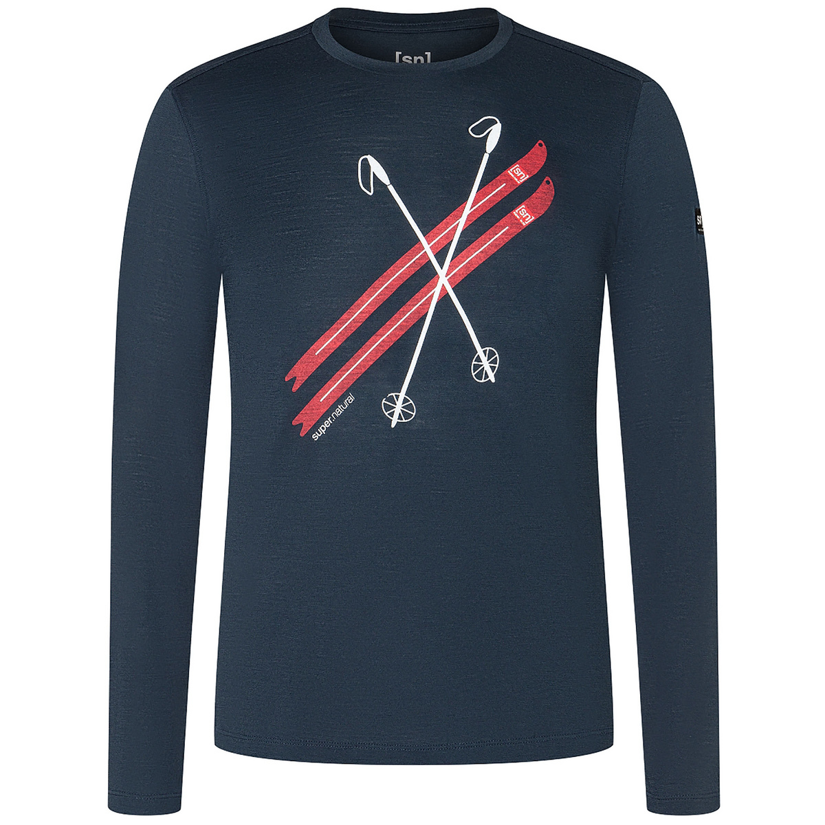 Super.Natural Herren Kryssede Ski Longsleeve