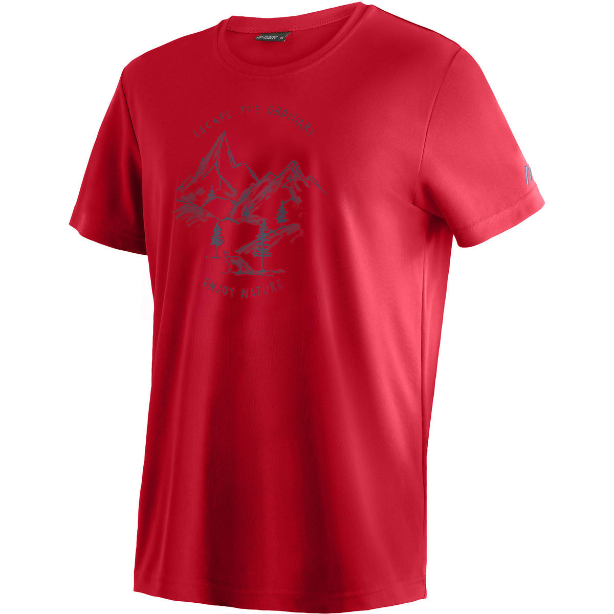 Maier Sports Herren Dieter Print T-Shirt