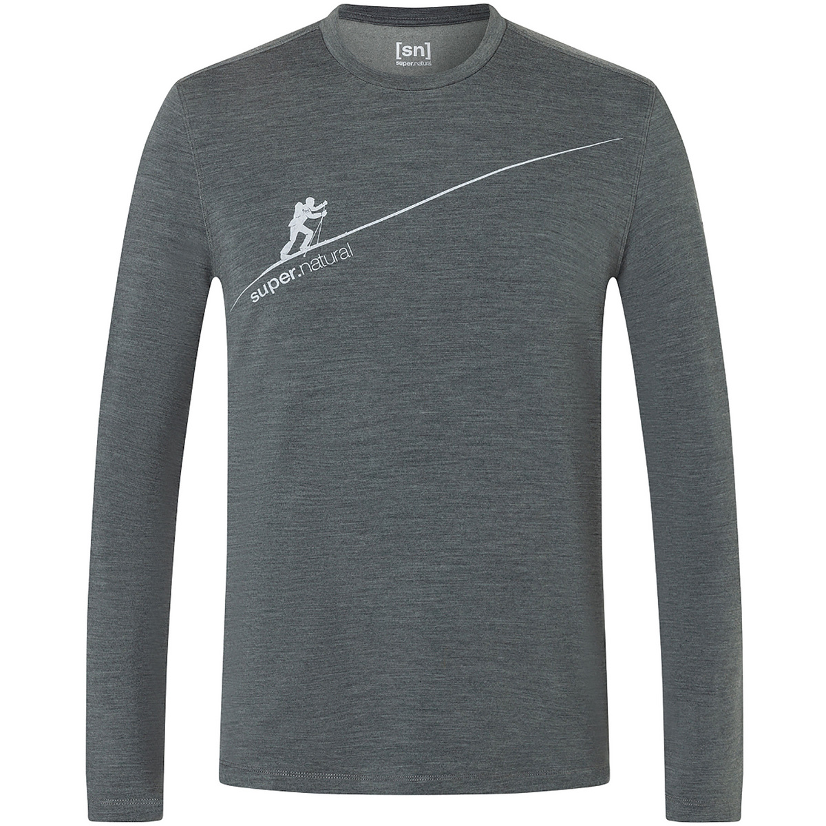 Super.Natural Herren Haute Route Brush Longsleeve