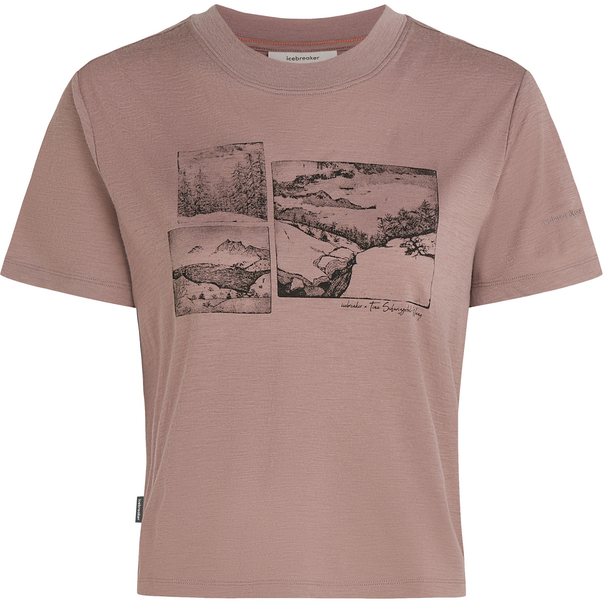 Icebreaker Damen Merino 150 Tech Lite The Climb T-Shirt