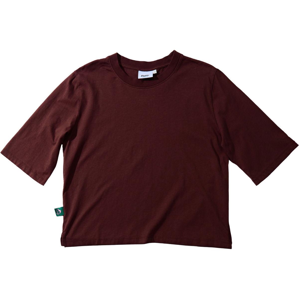 Brava Fabrics Damen Bombon Label Squared T-Shirt