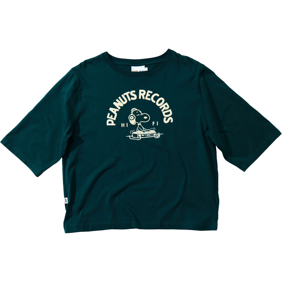 Brava Fabrics Damen Peanuts Records Squared T-Shirt