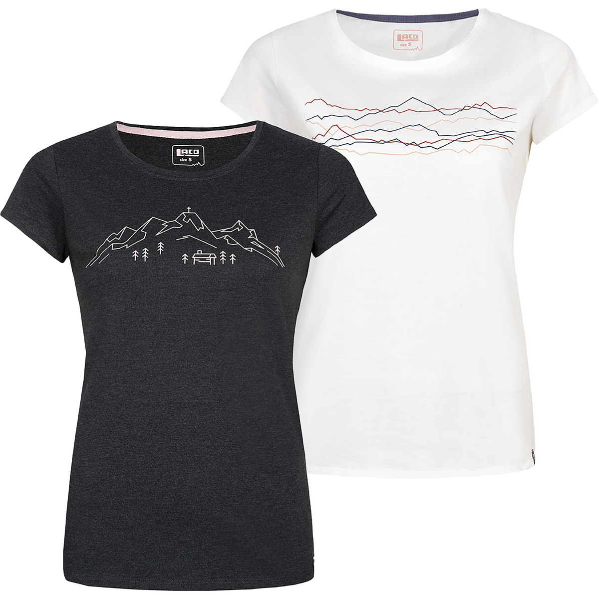 LACD Damen Mountain + Miracle T-Shirt Bundle