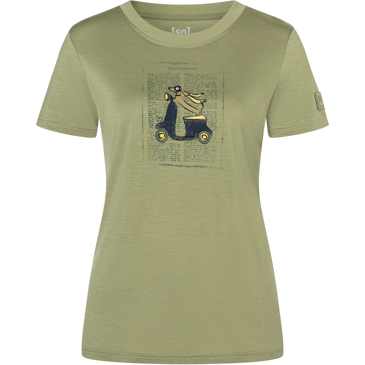 Super.Natural Damen Racing Dachshund Bio J T-Shirt