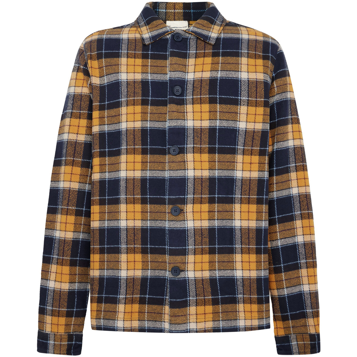 KnowledgeCotton Apparel Herren Big Checked Heavy Flannel Hemd