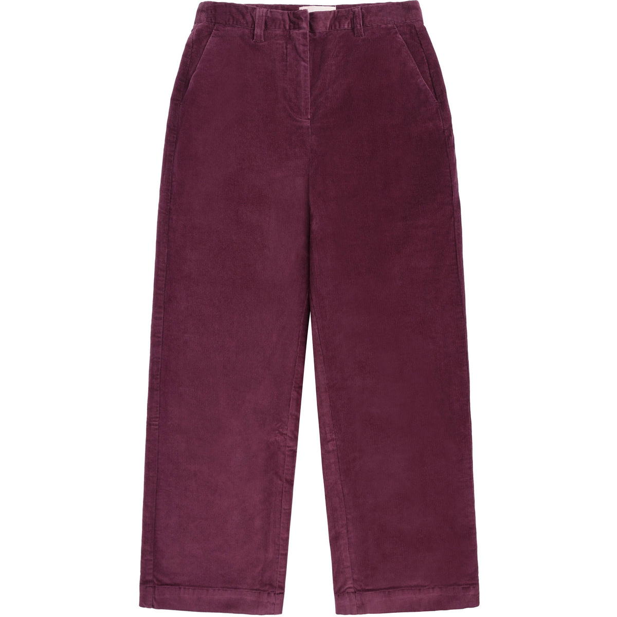 KnowledgeCotton Apparel Damen Posey Wide High-Rise Corduroy Hose