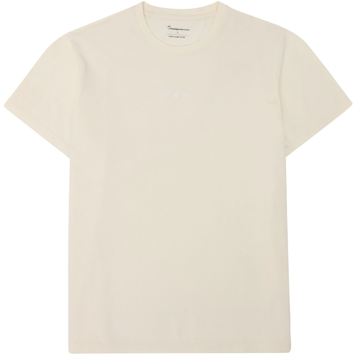KnowledgeCotton Apparel Herren Chest Embroidery T-Shirt