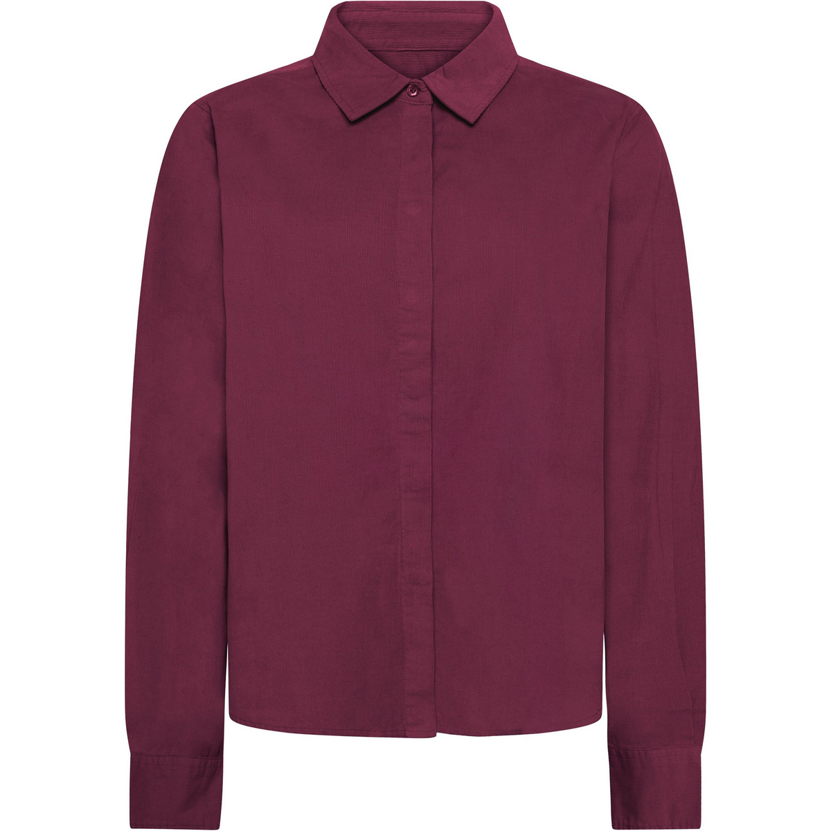 KnowledgeCotton Apparel Damen A-Shape Corduroy Bluse
