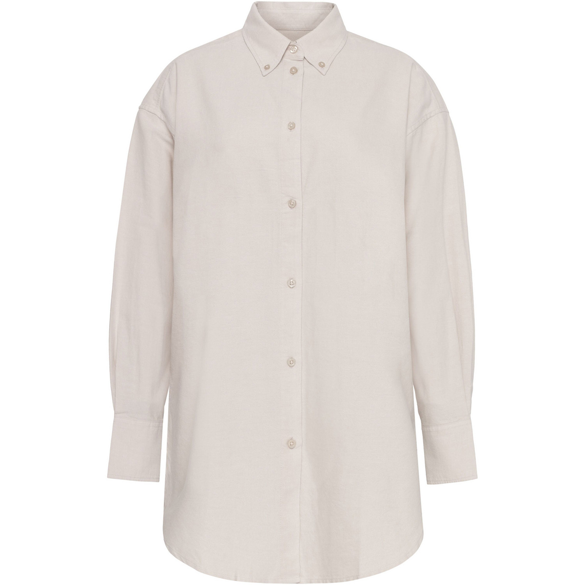 KnowledgeCotton Apparel Damen Oxford Loose Fit Bluse