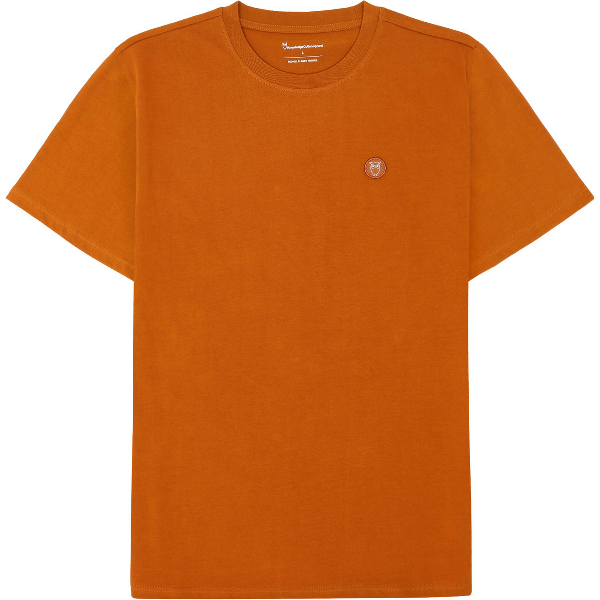 KnowledgeCotton Apparel Herren Loke Badge T-Shirt