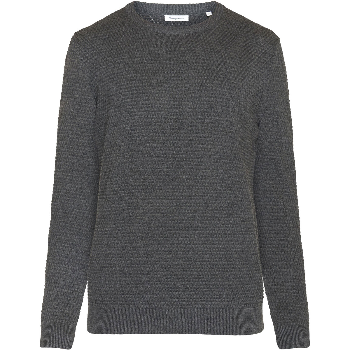 KnowledgeCotton Apparel Herren Vagn Bubble Knit Crew Neck Pullover