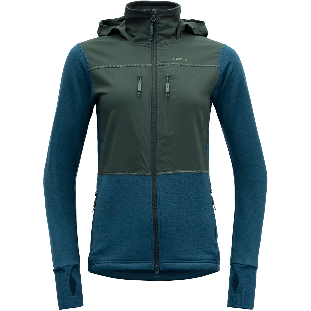 Devold Damen Herøy Hybrid Merino Jacke