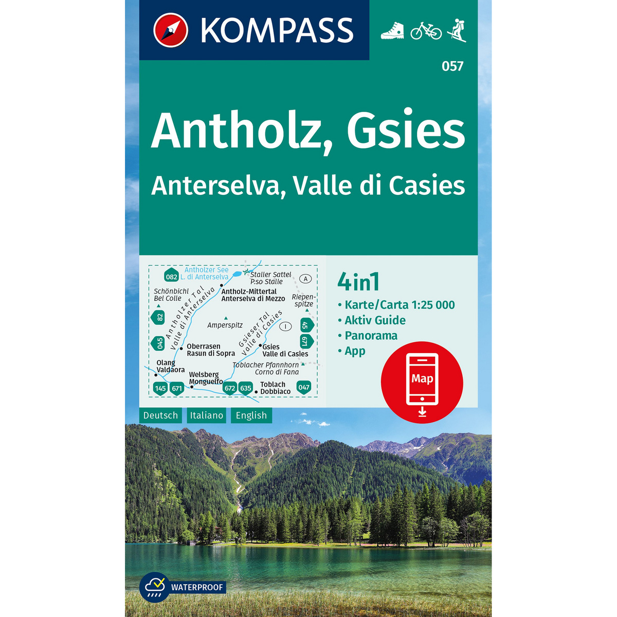Kompass Verlag WK 057 Antholz - Gsies