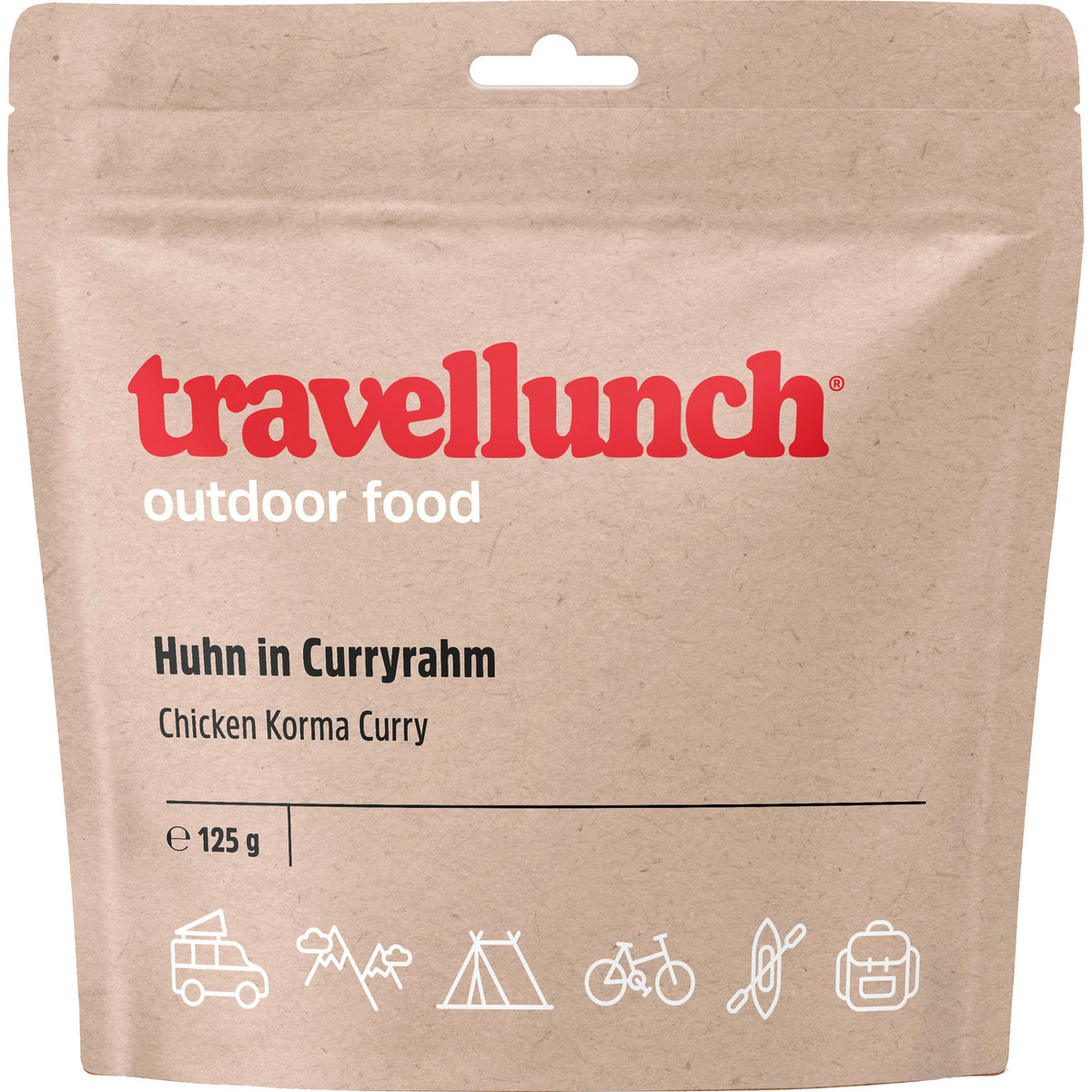 Travellunch Huhn in Curryrahm
