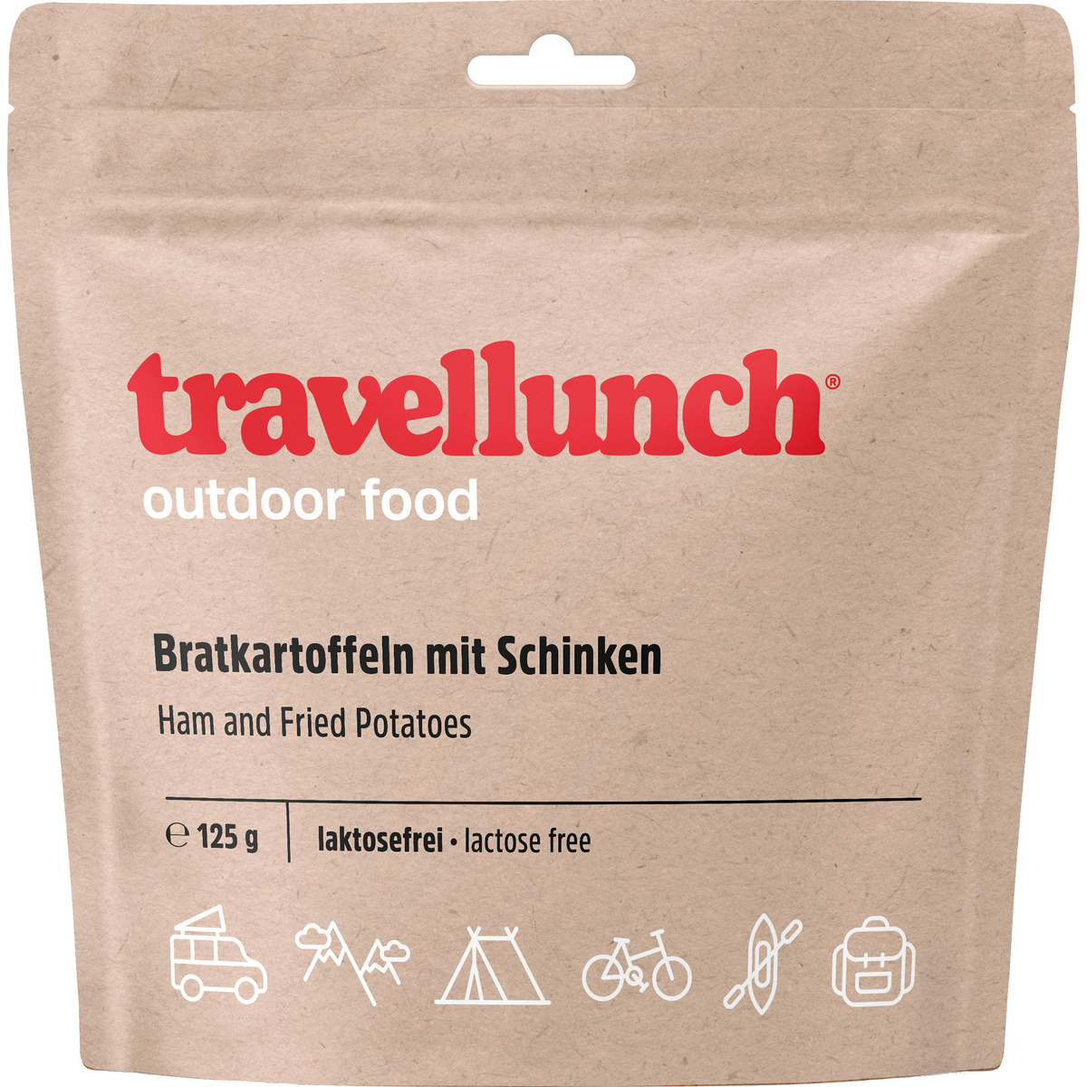 Travellunch Bratkartoffeln mit Schinken - lactosefrei
